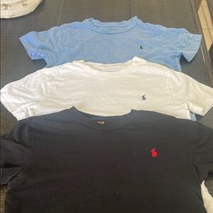 Polo by Ralph Lauren Short Sleeve Tees Blue and White